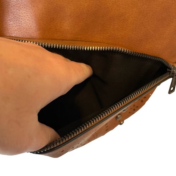 Sam & Hadley Brown Crossbody Bag with Decorative Stud and Cutout Details - Picture 5 of 15